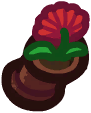 Chapéu de vaso de flores