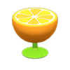 Mesa auxiliar naranja