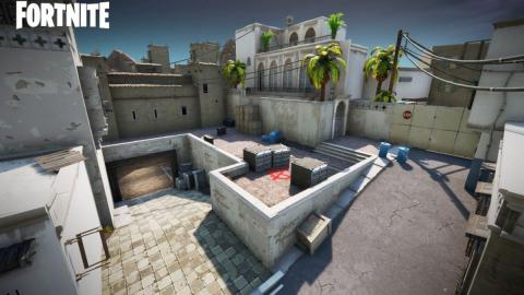 How to play the map Dust 2 from Counter Strike in Fortnite