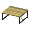 Mesa de madera de hierro