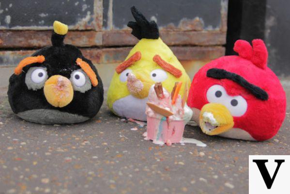 Angry Birds en la carrera
