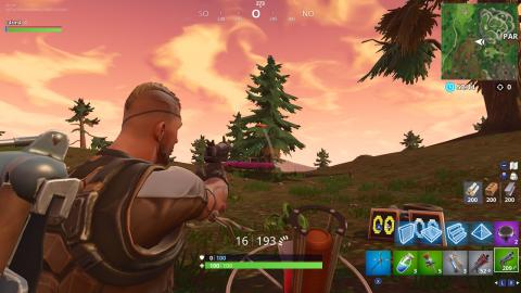 Get a score of 3 or more in different skeet shooting galleries in Fortnite