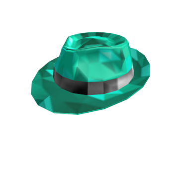 Fedora verde azulado Sparkle Time