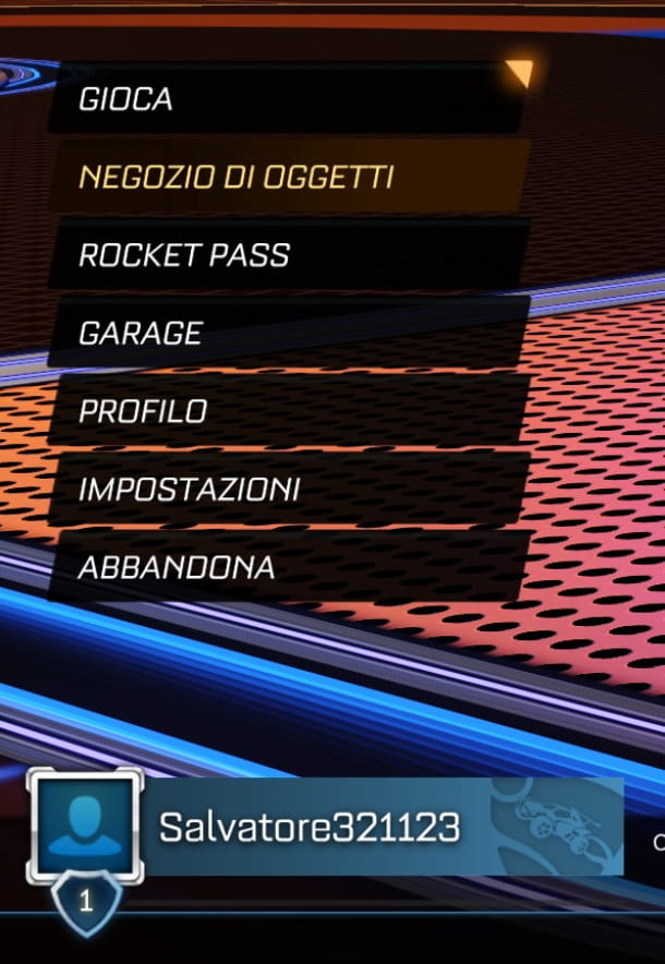 Comment changer de nom sur Rocket League