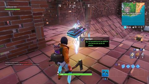 Fortbyte # 67 in Fortnite: how to get it when flying with the Retaliation delta wing