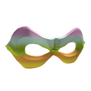 Máscara de héroe arcoíris