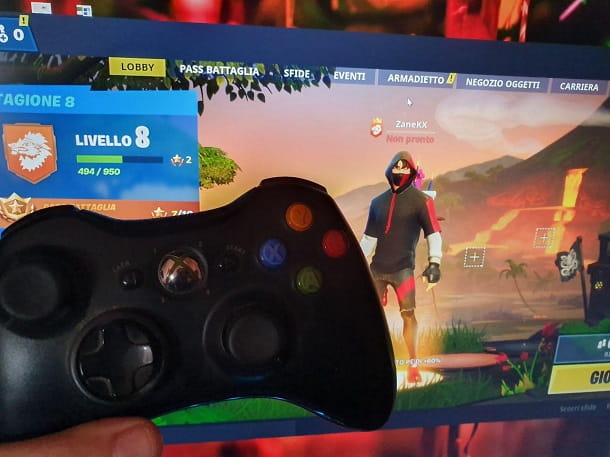 Como jogar Fortnite no PC com o controlador