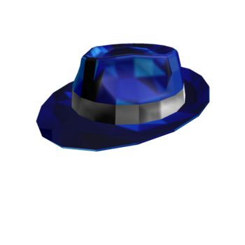 Sombrero fedora azul medianoche Sparkle Time