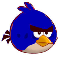 Pássaro Azul Marinho