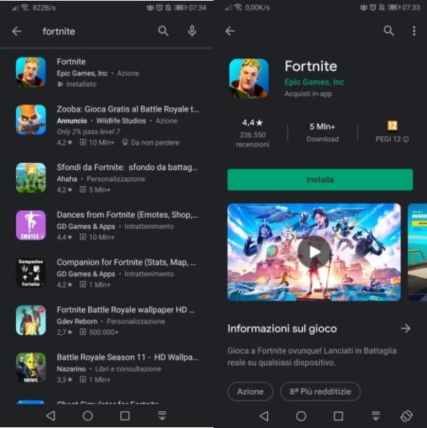 Como baixar Fortnite na Play Store