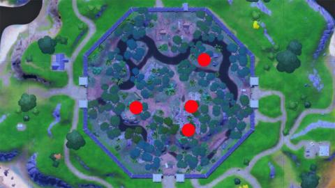 Where are all the Sneaky Fiefdom and Coral Castle artifacts in Fortnite season 6 - locations