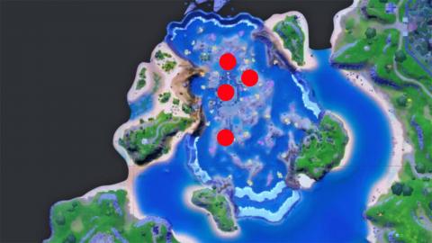 Where are all the Sneaky Fiefdom and Coral Castle artifacts in Fortnite season 6 - locations