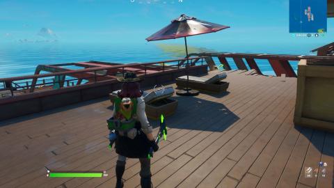 Where are Deadpool's floats on the Yacht in Fortnite season 3 - week 2 locations
