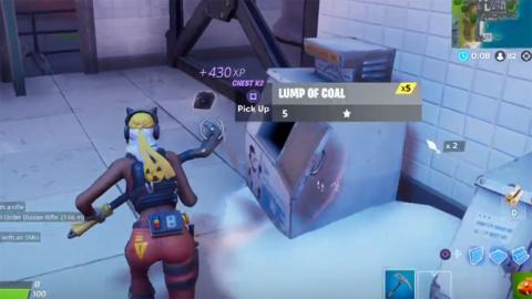 Deal damage to an enemy with a lump of coal in the Fortnite Winter Festival - locations