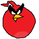 Bebé pájaro rojo
