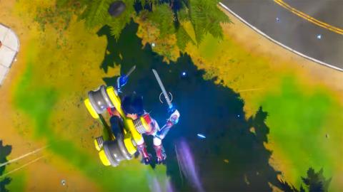 How to land very fast in Fortnite without opening the hang glider and other useful glitches with the zip lines
