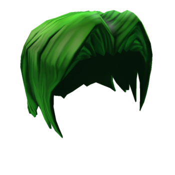 Cheveux verts chatoyants