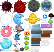 Angry Birds Space // Texturas e Sprites