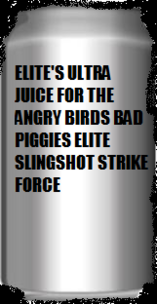 Elite's Ultra Juice para os Angry Birds Bad Piggies Elite Slingshot Strike Force