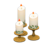 Conjunto de velas de casamento