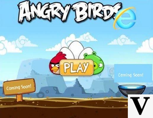 Angry Birds Internet Explorer