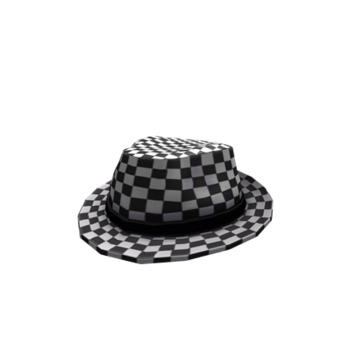 Fedora à carreaux