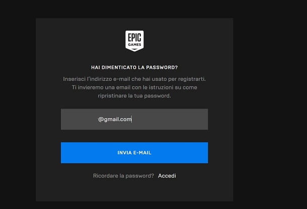 Comment récupérer le mot de passe Fortnite