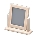 Espejo de mesa de madera