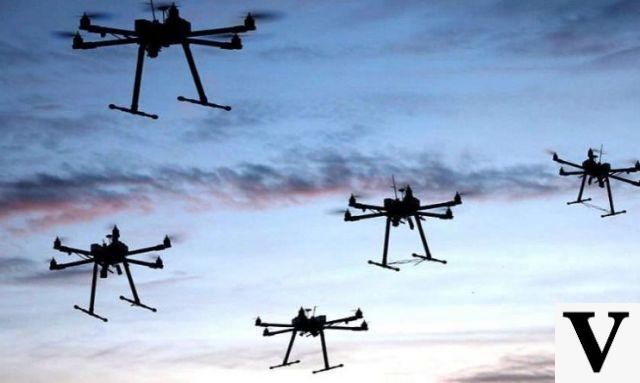 Essaim de drones d'AJ