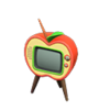 Télé aux pommes juteuses