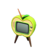 Télé aux pommes juteuses