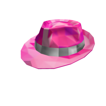 Sombrero Fedora Pink Sparkle Time