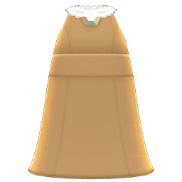 Robe longue avec perles