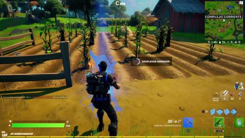 Where is the mission kit and where to place the inhibitor outside the OI base in Fortnite season 7