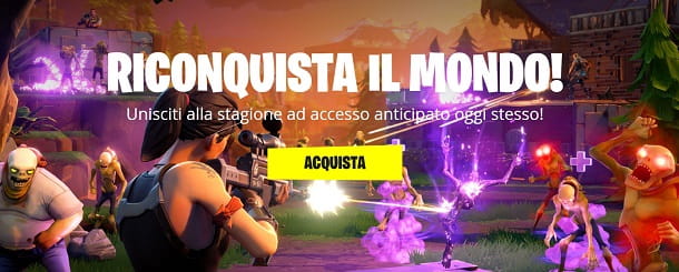 Ven a comprar gratis en Fortnite