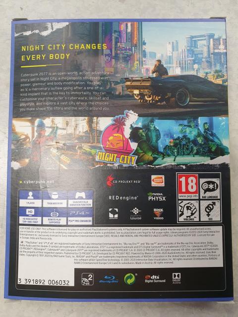 Cyberpunk 2077 will be released on two discs for PS4 and reveals the minimum space it will occupy on the hard drive