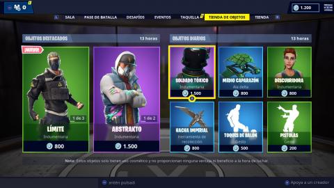 Skins, Hang Gliding, and Items from the Fortnite Store (January 16, 2019)