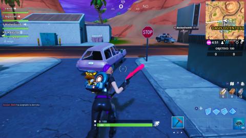 Destroy STOP signs with the Catalyst suit in Fortnite Season 10 - Locations and solution