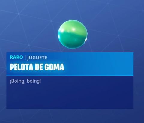 Get 15 rebounds with a single shot using the rubber ball in Fortnite