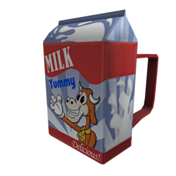 Mochila de cartón de leche