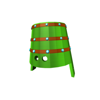 Sombrero de pescador verde neón