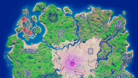 Where to point to the Coral Colleagues in Fortnite season 5 - locations