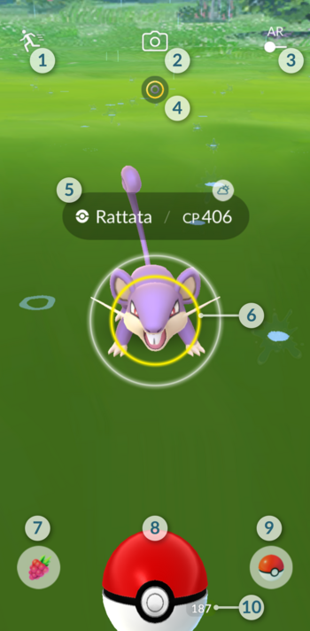 Atrapando Pokémon