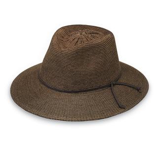 Fedora de rayas negras y verdes