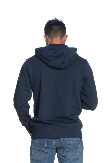 Sudadera con capucha azul