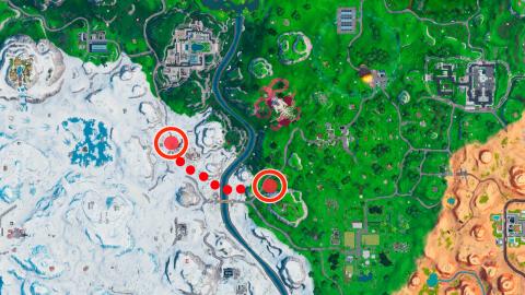 Visit graffiti covered billboards in the same game in Fortnite, Shoot and Paint missions