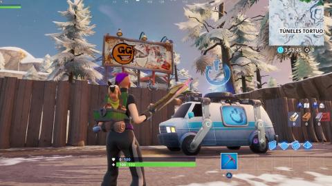 Visit graffiti covered billboards in the same game in Fortnite, Shoot and Paint missions