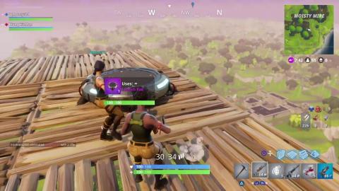 How to destroy launch pads in Fortnite (to avoid being chased)