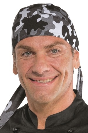 Bandana de camuflaje negro