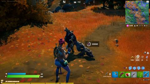 How to tame wolves and boars in Fortnite season 6